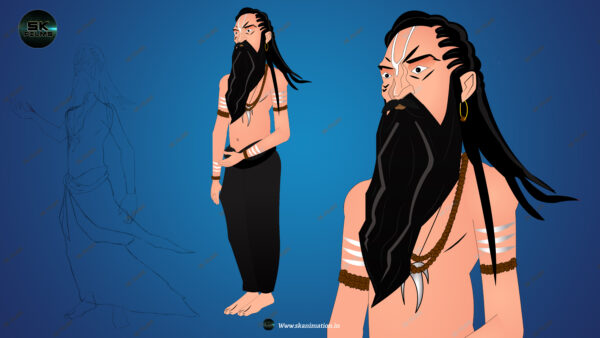 Aghori Rigged Character