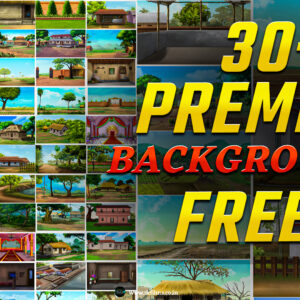 30 Premium Village Backgrounds Bundle! (FREE!)